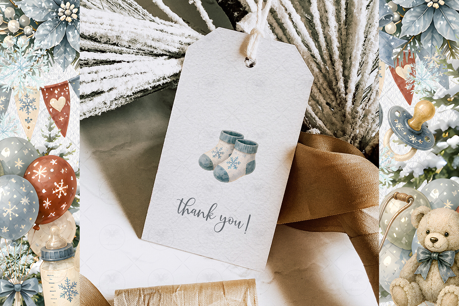 Winter Wonderland Snowflake Clipart - photo 4