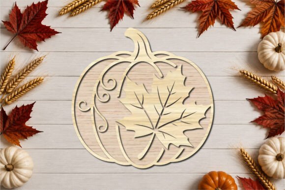 Autumn Pumpkin Leaf Laser Cut Svg Laser Cutting