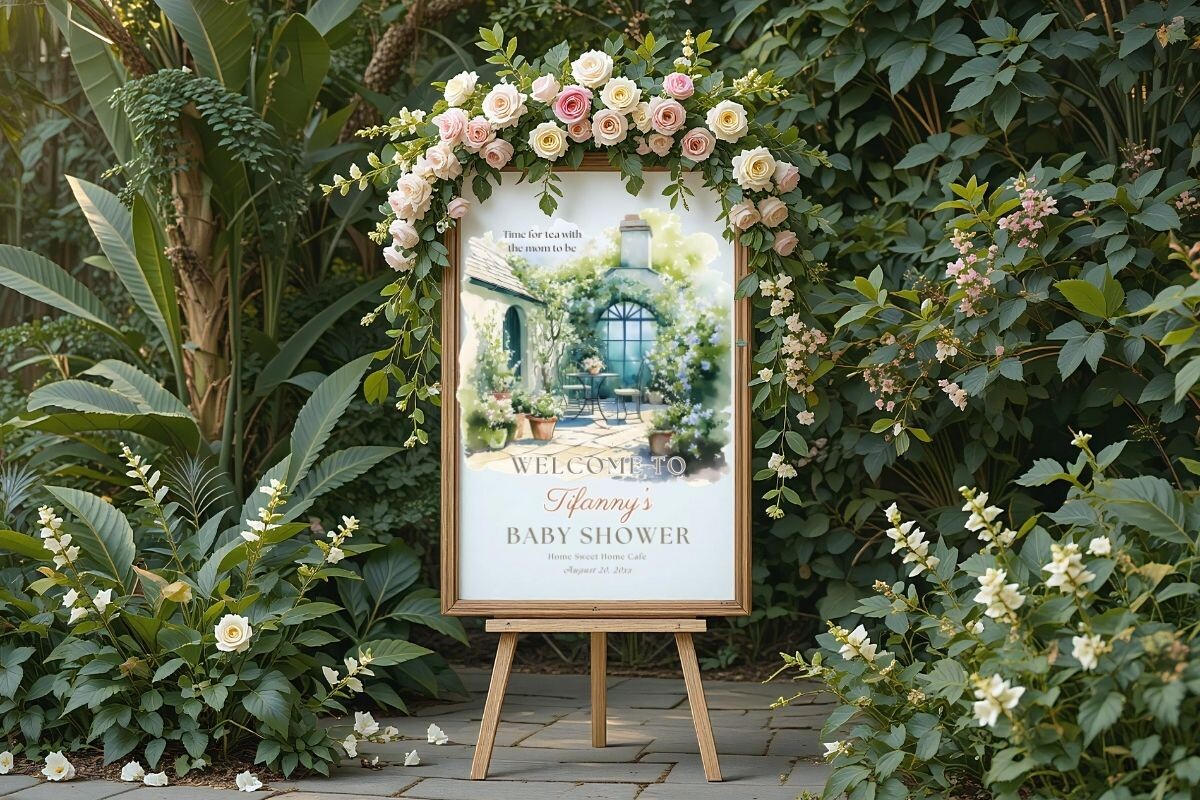 Baby Shower Welcome Sign Template 104