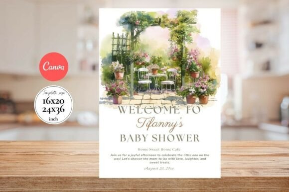 Baby Shower Welcome Sign Template 106