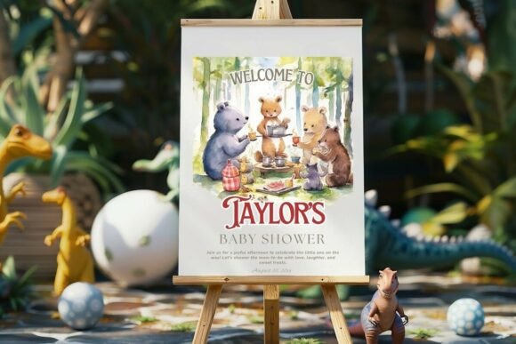 Baby Shower Welcome Sign Template 111