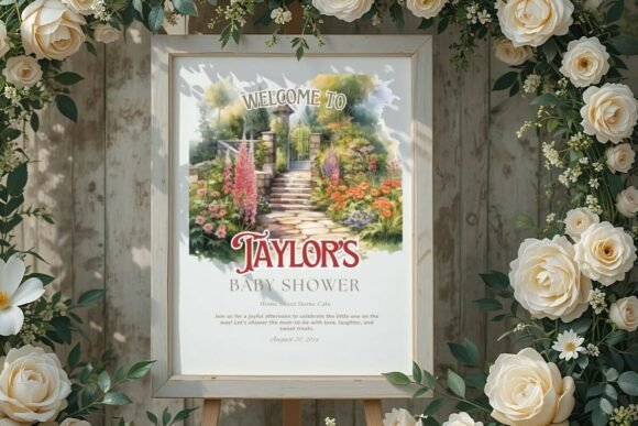 Baby Shower Welcome Sign Template 112