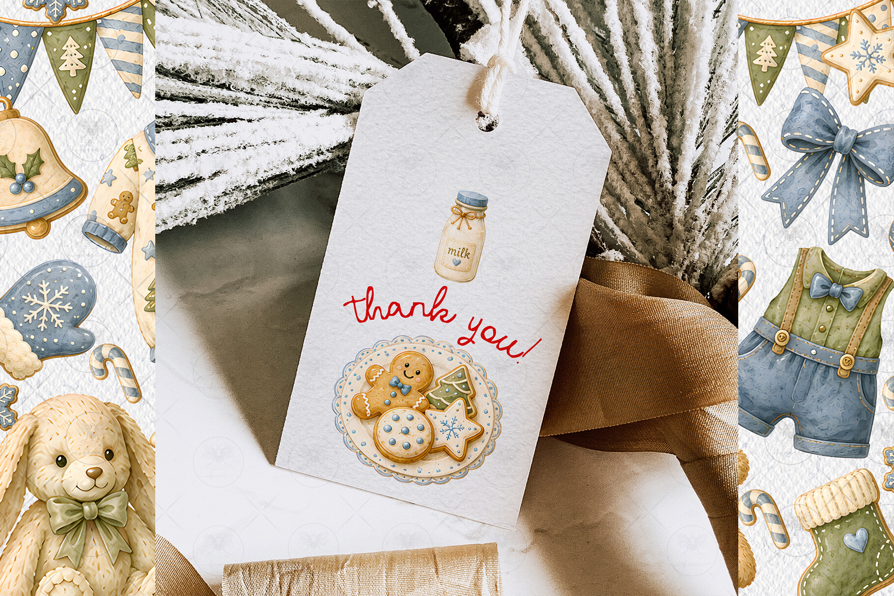 Christmas Cookies Baby Clipart - photo 4