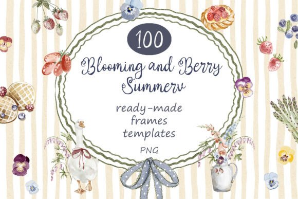 Cottagecore Frames & Card Templates