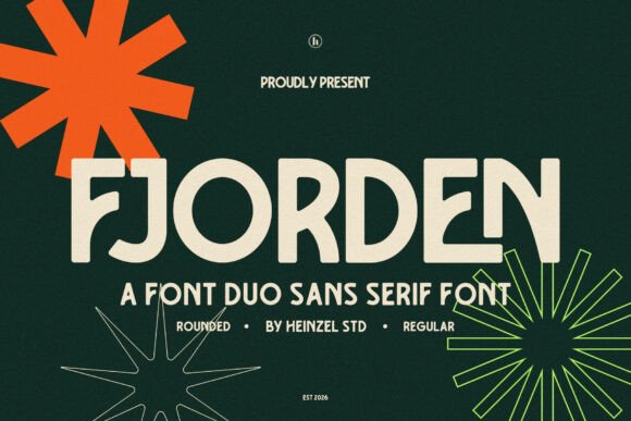 Fjorden Fontes Sans Serif Fonte Por Heinzel Std