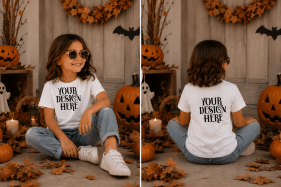 Halloween Gildan 5000B Kids Mockup