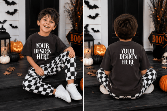 Halloween Gildan 5000B Kids Mockup
