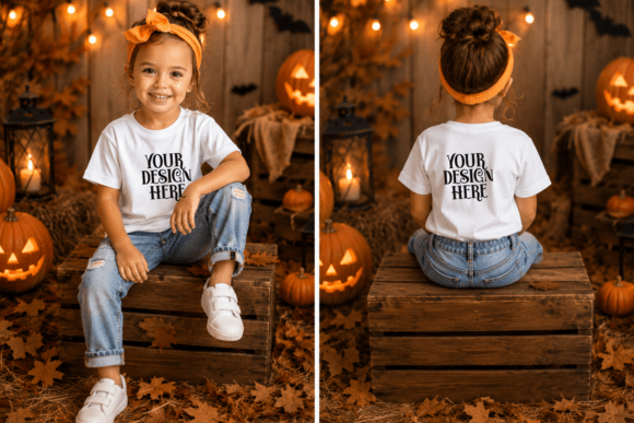 Halloween Gildan 5000B Kids Mockup