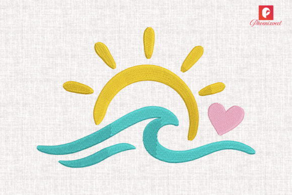Minimalist Sun Wave