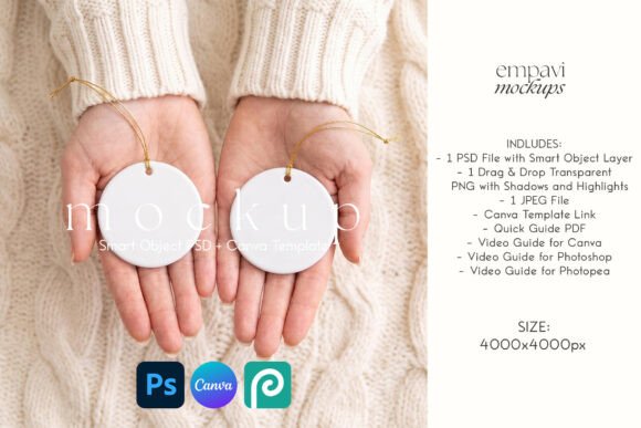 Ornament Mockup Set of 2