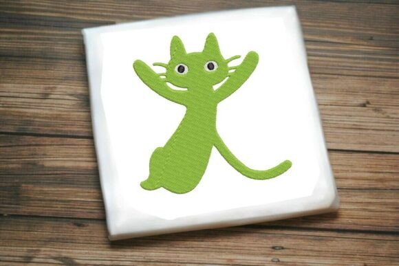 Playful Cat Monogram Letter X