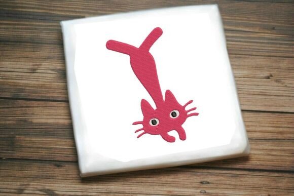 Playful Cat Monogram Letter Y