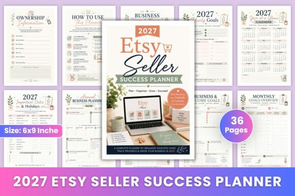 2027 Etsy Seller Success Planner