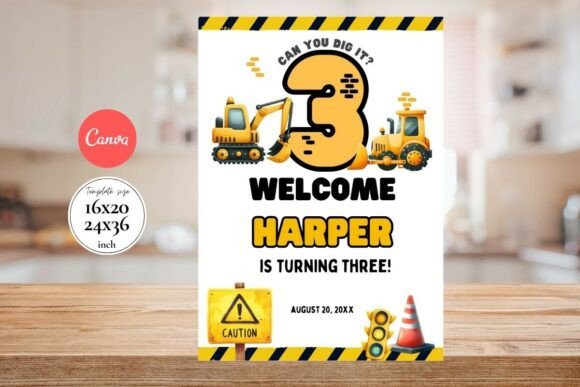 Baby Shower Welcome Sign Template 124