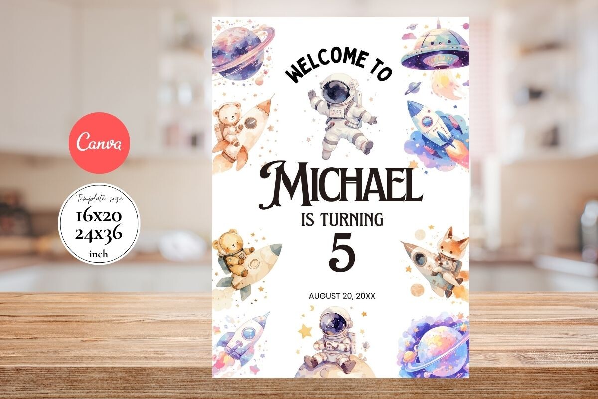 Baby Shower Welcome Sign Template 128