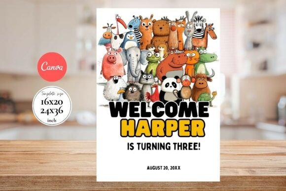 Baby Shower Welcome Sign Template 130