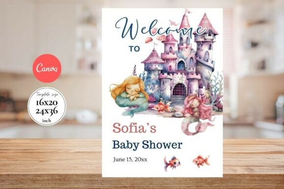 Baby Shower Welcome Sign Template 143