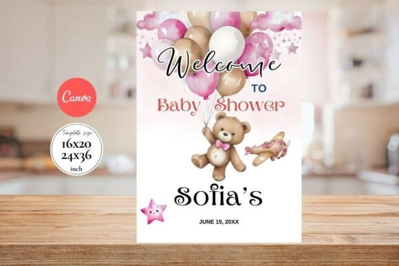 Baby Shower Welcome Sign Template 144