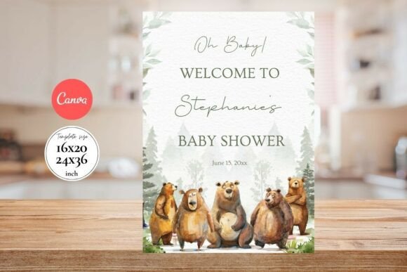 Baby Shower Welcome Sign Template 148