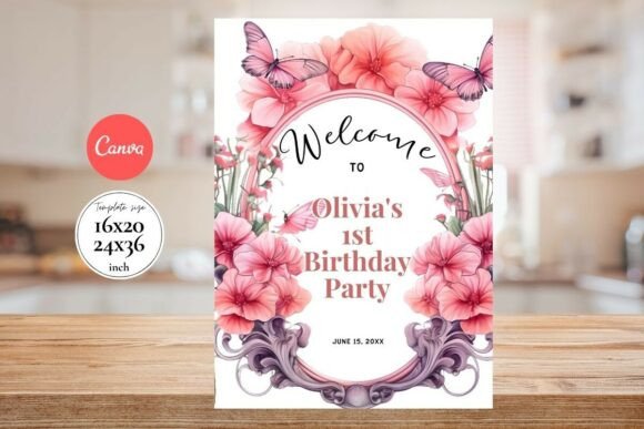 Baby Shower Welcome Sign Template 161