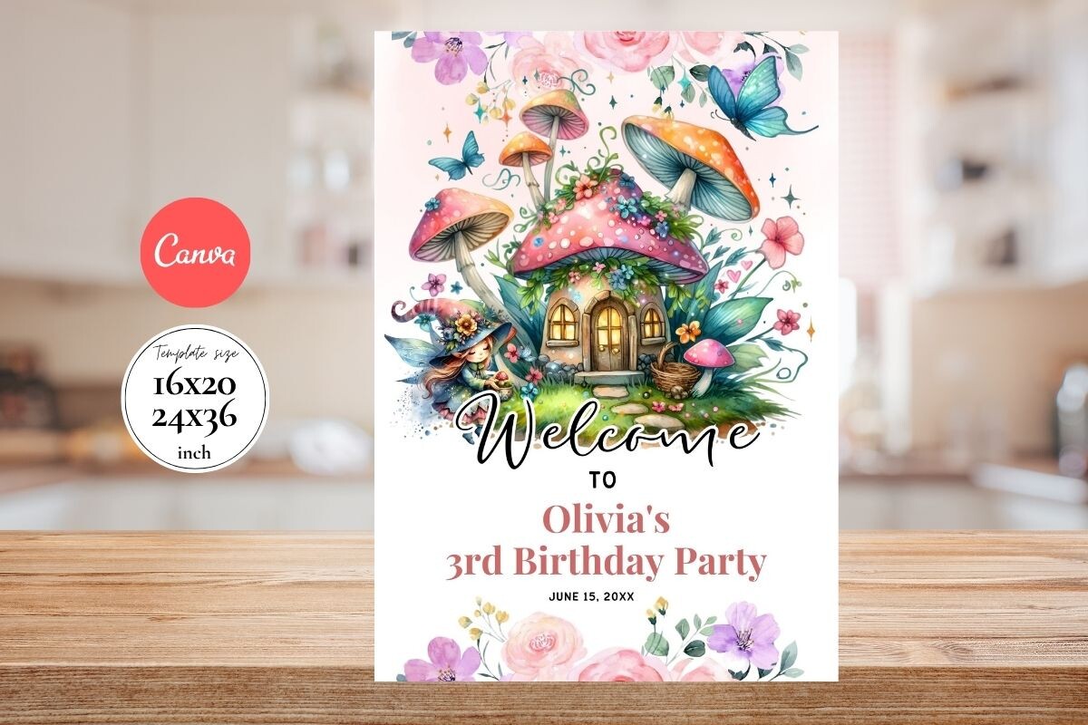 Baby Shower Welcome Sign Template 162