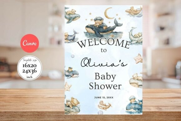 Baby Shower Welcome Sign Template 171