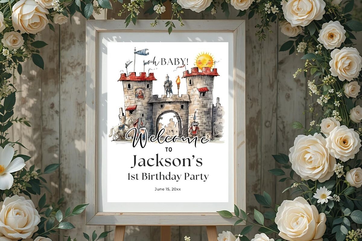 Baby Shower Welcome Sign Template 192