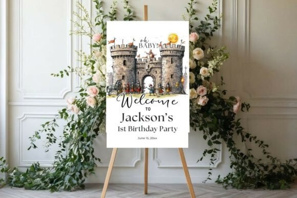 Baby Shower Welcome Sign Template 193