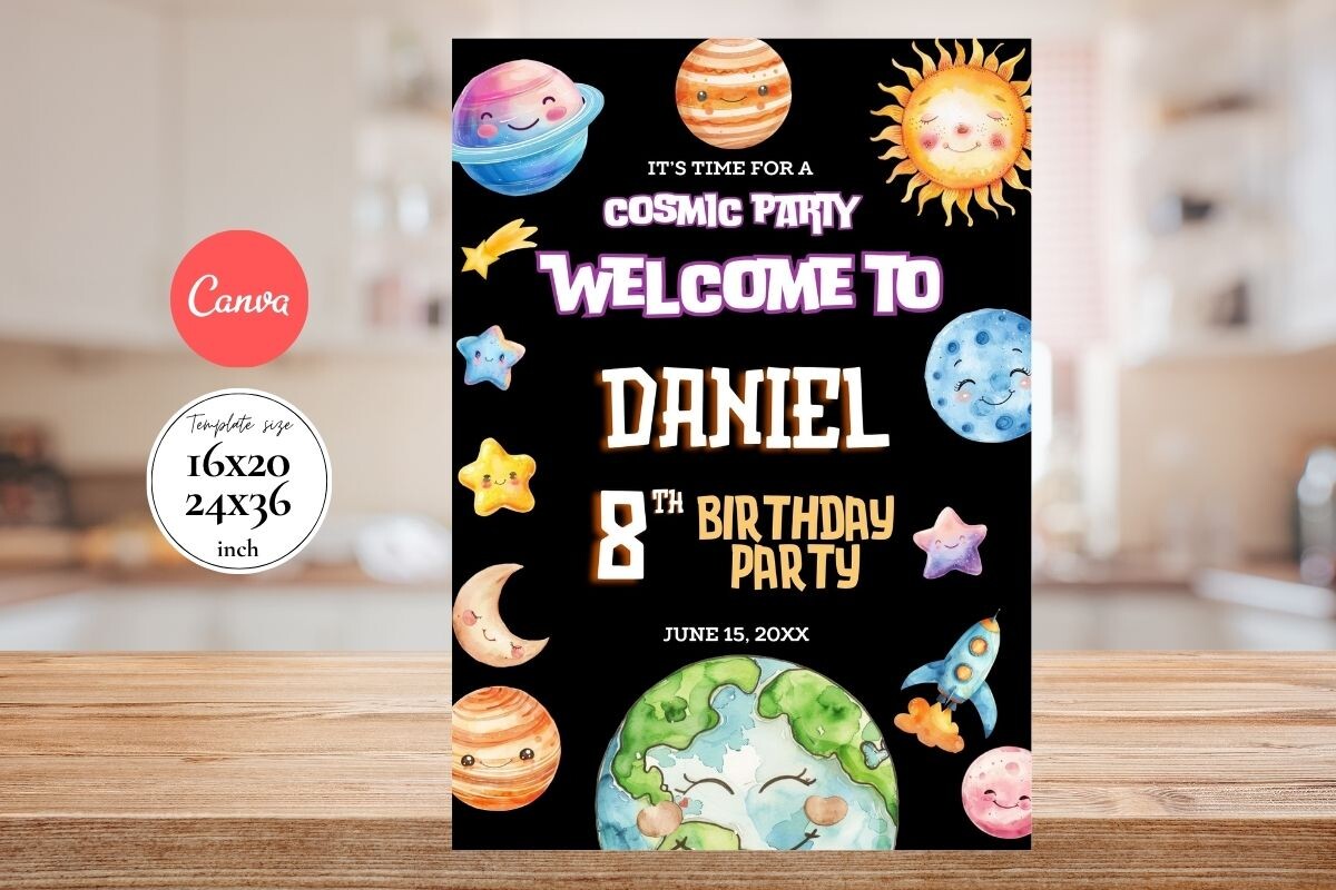 Baby Shower Welcome Sign Template 196