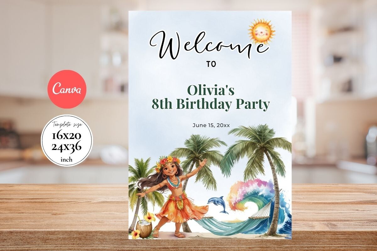 Baby Shower Welcome Sign Template 198