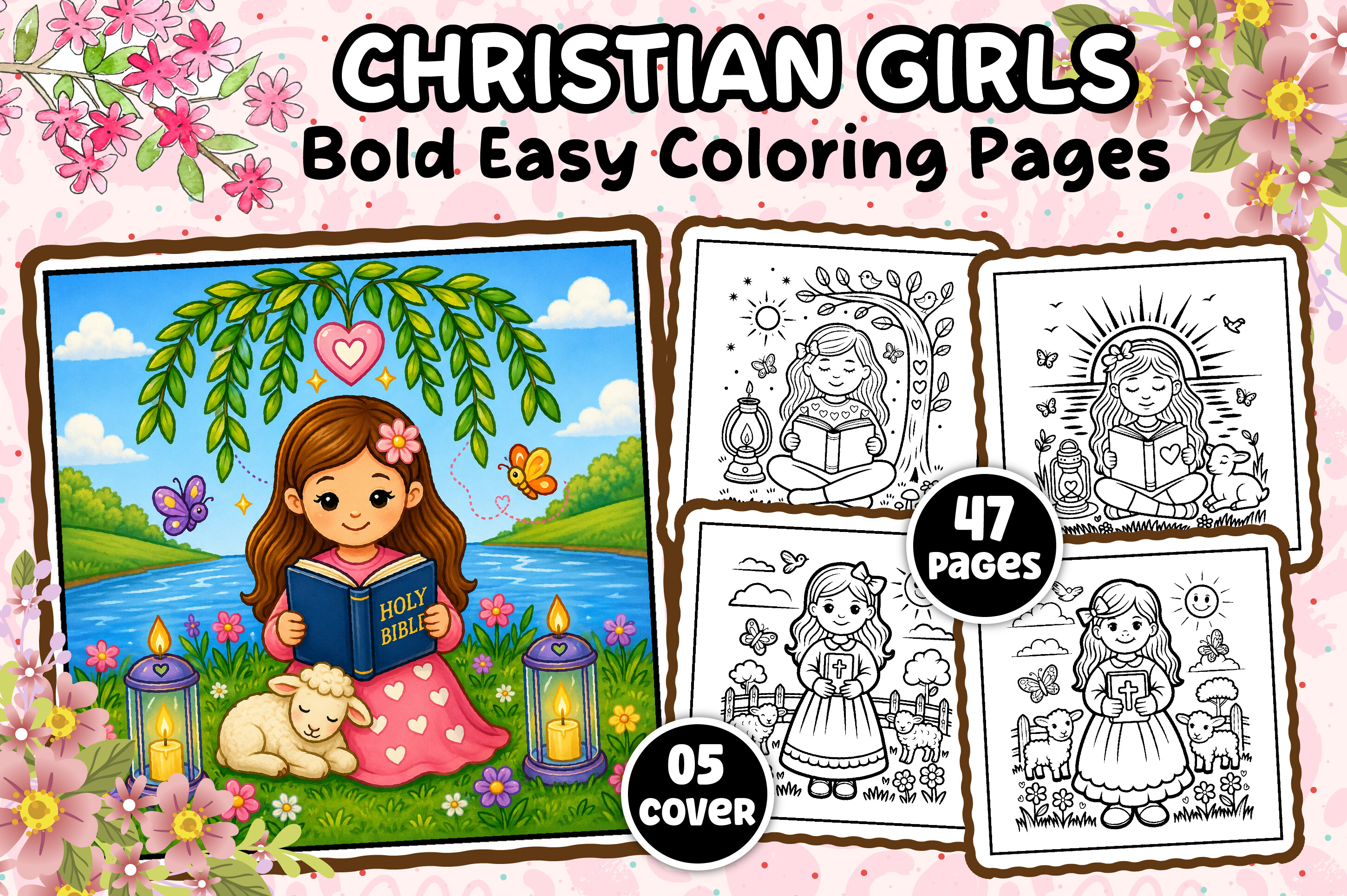 Christian Girls Bold and Easy Book