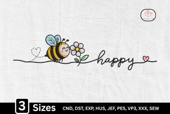 Cute Bumble Happy Bee