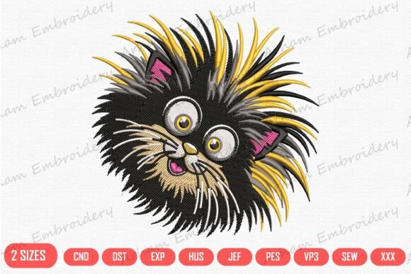 Cute Fluffy Black Cat
