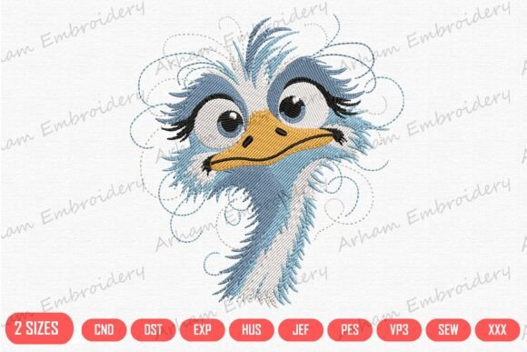 Cute Ostrich