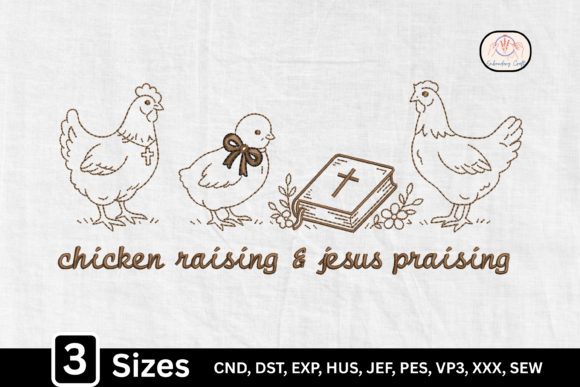 Farm Chicken Raising Jesus Praising
