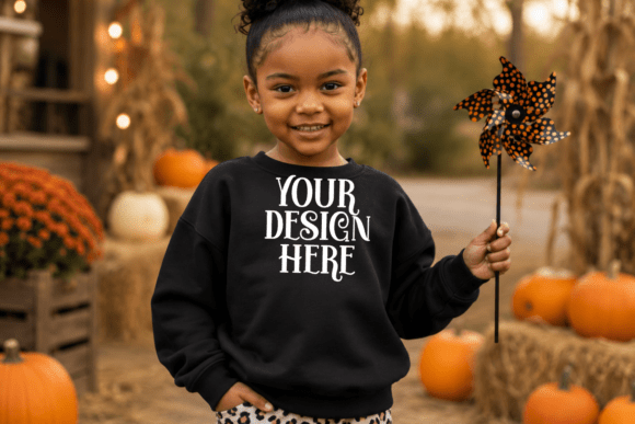 Halloween Gildan 18000B Mockup