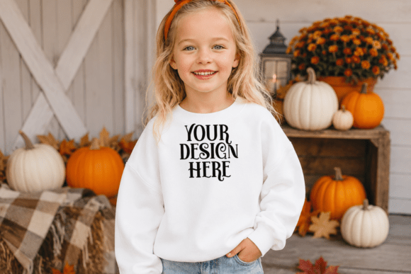 Halloween Gildan 18000B Mockup