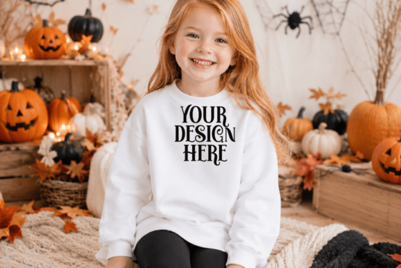 Halloween Gildan 18000B Mockup