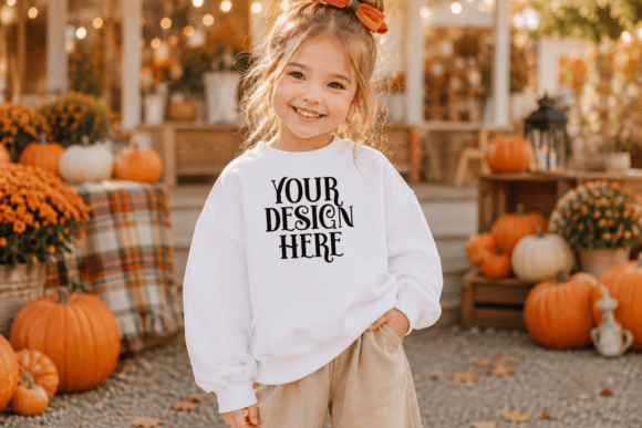 Halloween Gildan 18000B Mockup