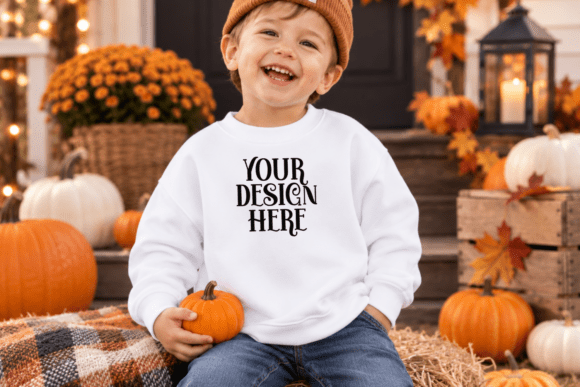 Halloween Gildan 18000B Mockup