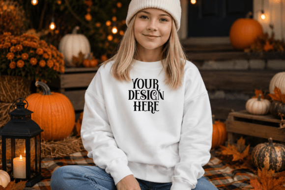 Halloween Gildan 18000B Mockup