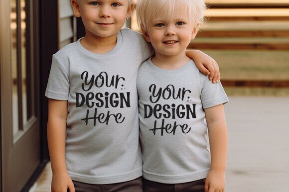 Kids Bella Canvas 3001T T-shirt Mockup