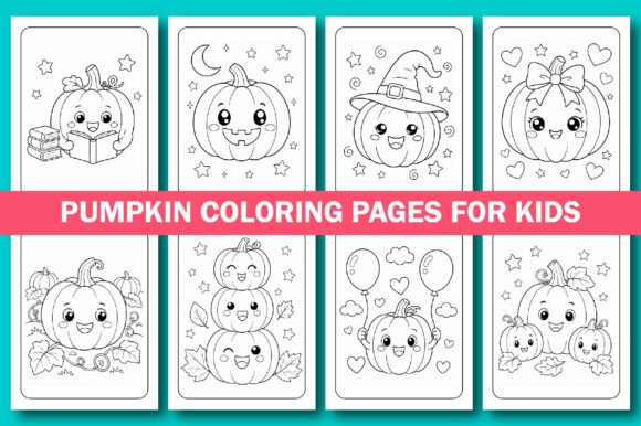 Pumpkin Coloring Pages for Kids
