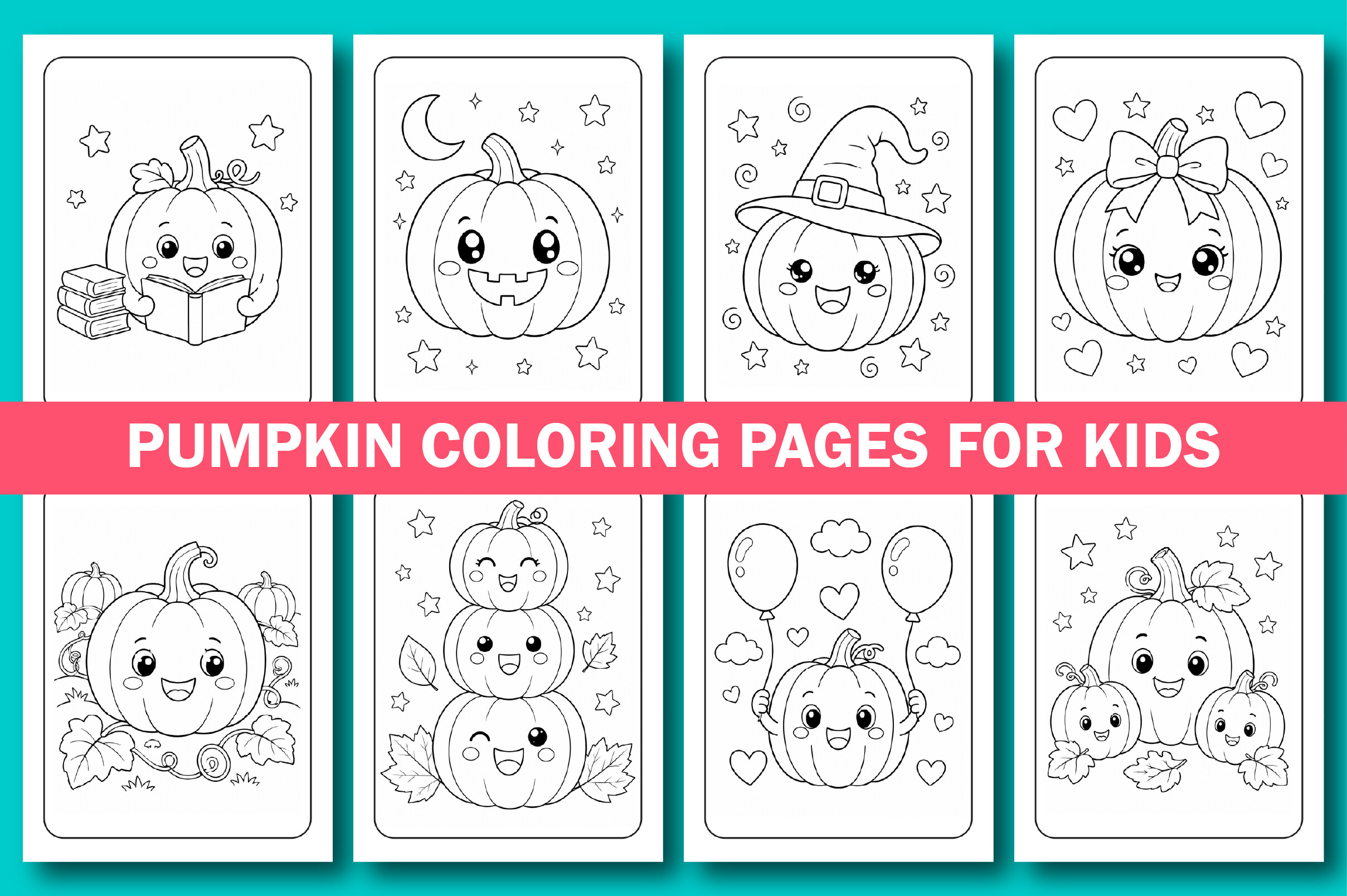 Pumpkin Coloring Pages for Kids
