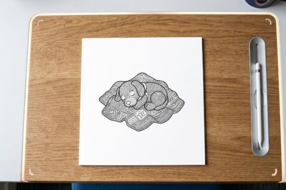 Sleeping Piglet Crochet Coloring