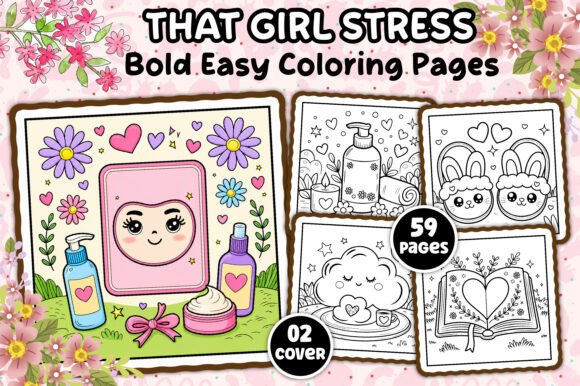That Girl Stress Relief Coloring Book