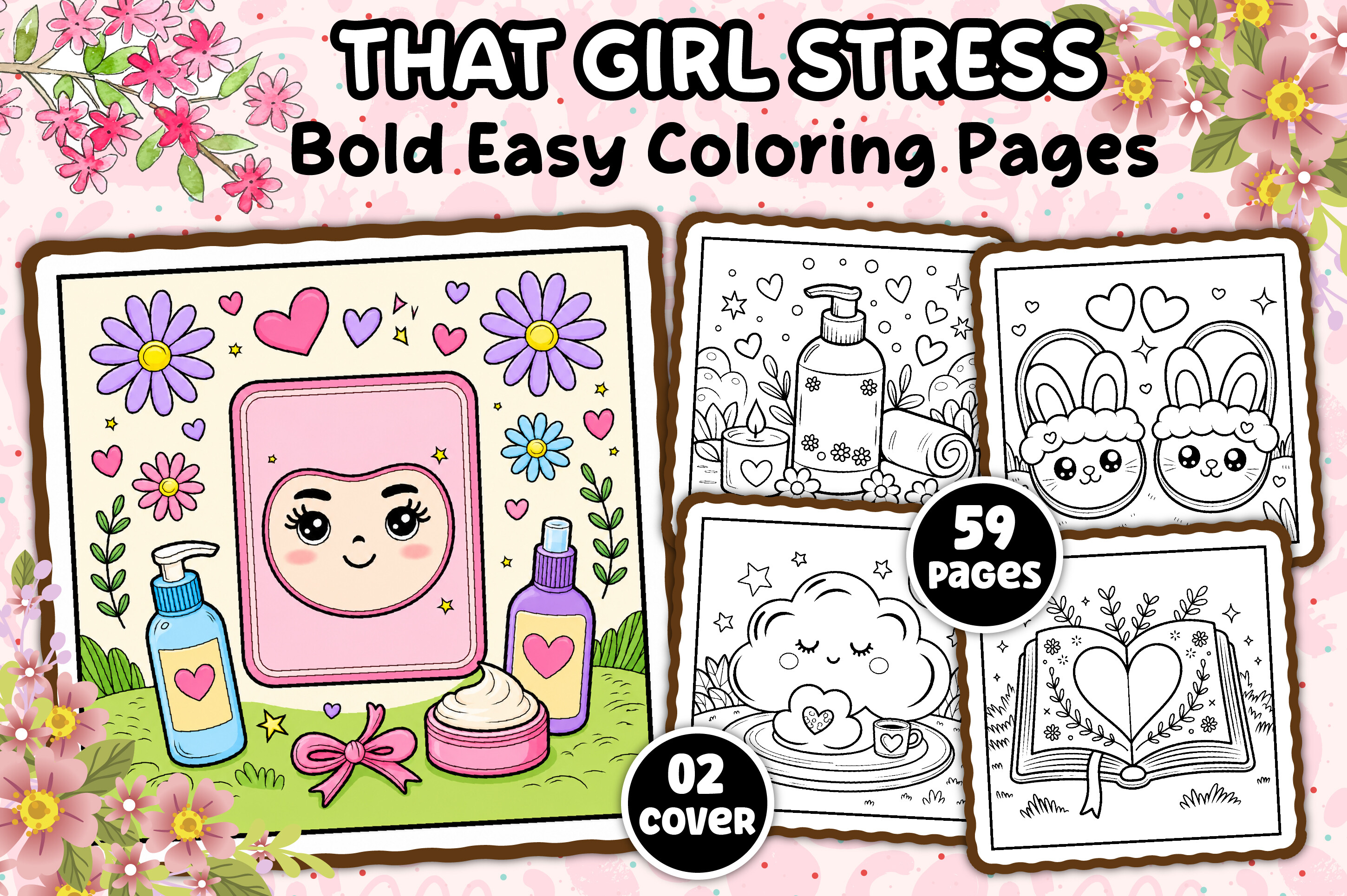 That Girl Stress Relief Coloring Book