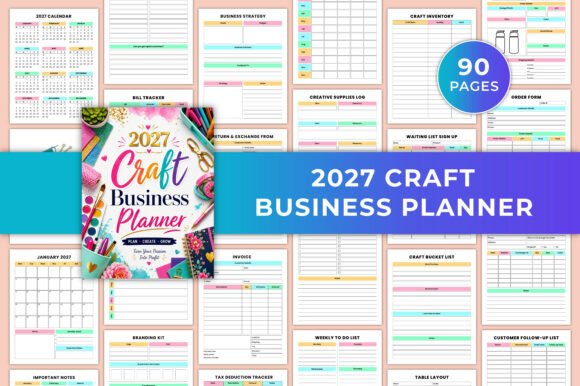 2027 Craft Business Planner KDP Graphic
