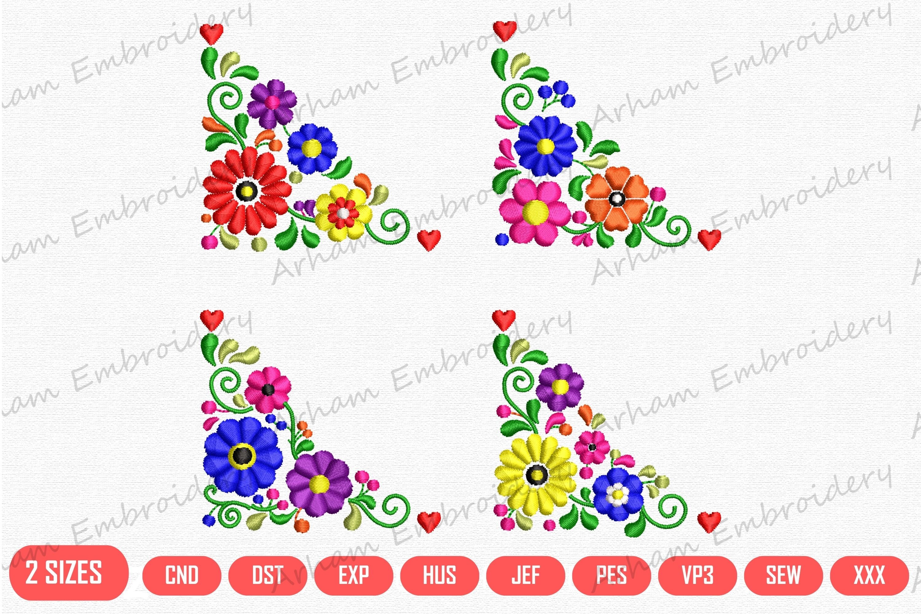 Colorful Floral Corner