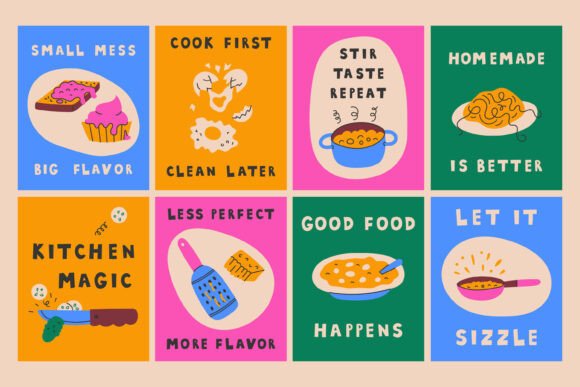 Cooking Quote Posters